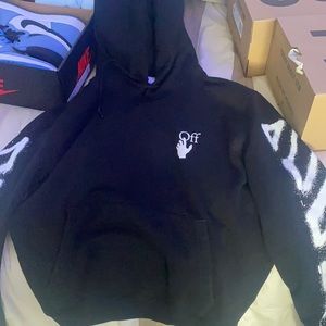 Offwhite spray hoodie
